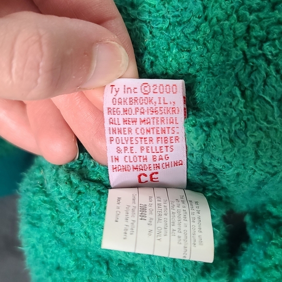 Vintage TY "Wallace" the Bear (2000) Beanie  Buddy - Picture 6 of 6